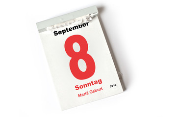 8. September 2019  Mariä Geburt