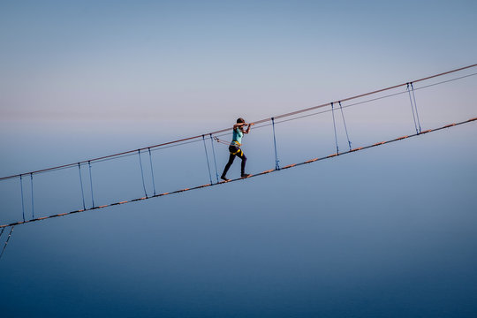suspension bridge on Ai-Petri