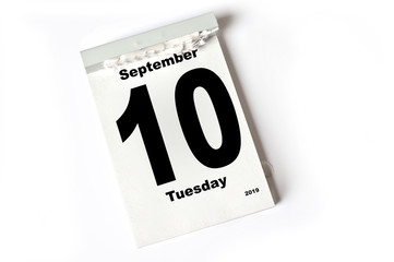 10. September 2019
