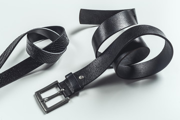 fashionable men's leather belt