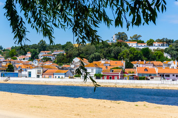 Portugal, Ribatejo Region, Santarem, Coruche on the banks of the Sorraia River which flows into the Tagus River on the banks of the Sorraia River