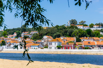 Portugal, Ribatejo Region, Santarem, Coruche on the banks of the Sorraia River which flows into the Tagus River on the banks of the Sorraia River