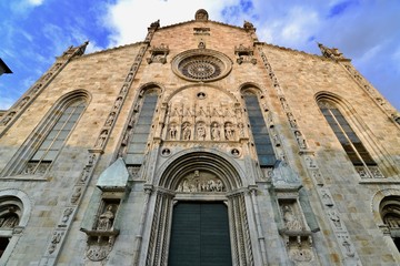 Fototapeta premium イタリアのコモ湖の水上飛行機
