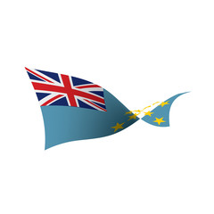 Tuvalu flag, vector illustration