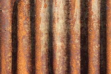 Rusty galvanized steel