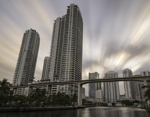 Brickell Miami Financial District Sunrise