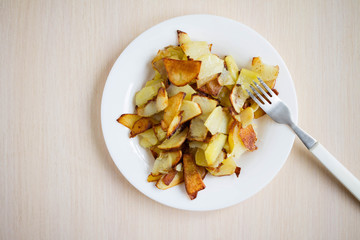 Home fried potatoes
