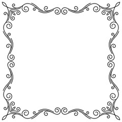 Ornamental decorative frame