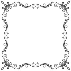 Ornamental decorative frame