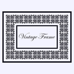 Vintage ornamental frame