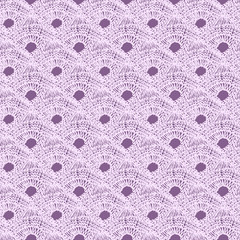 Crochet pattern knitting lace handmade macrame purple 1