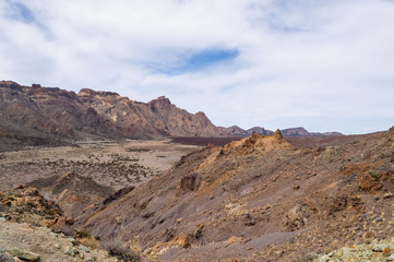 Fototapeta na wymiar View of the Green Rocks of Los Azulejos