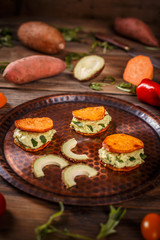 Delicious vegetarian food