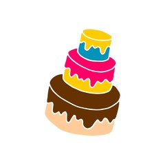 cake icon vector