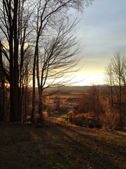 Early Winter in Vermont at Sunset