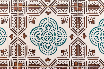 Azulejos Mosaique mosaïque carrelage texture vert rouge et marron brun