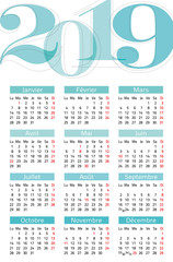 2019 Calendrier typo-2