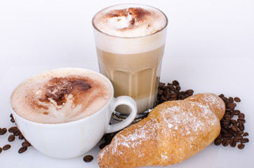 Good Morning, good start into the day: Enjoy your breakfast with coffee and croissants :)