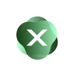 Fototapeta premium X Letter Logo