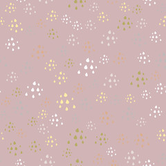 Vector seamless pattern with drops