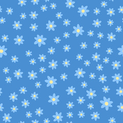 Simple pastel floral pattern