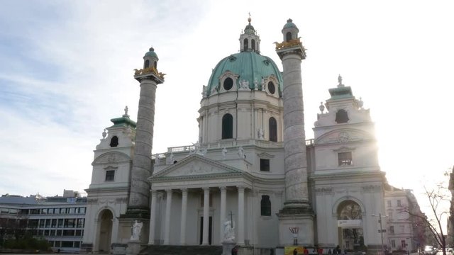 Church Karlskirche Vienna, Austria