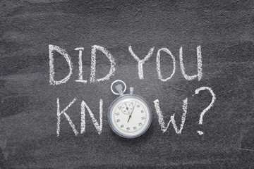 Fototapeta premium did you know watch