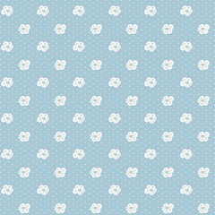 Simple pastel floral pattern