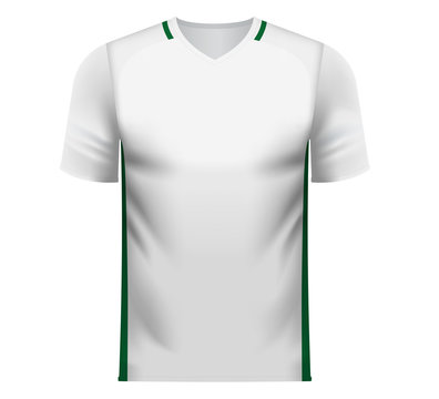 Fan sports tee shirt in generic colors of Saudia Arabia