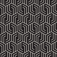 Vector seamless pattern. Modern stylish abstract texture. Repeating geometric
