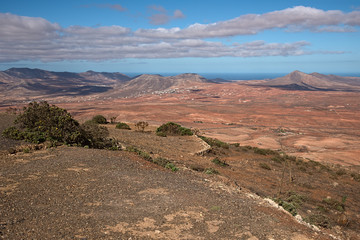 Landscape from Mirador Morro de Veloso, Fuerteventura, Canary Islands, Spain