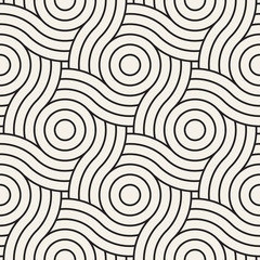 Vector seamless pattern. Modern stylish abstract texture. Repeating geometric tiles