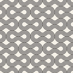 Vector seamless pattern. Modern stylish abstract texture. Repeating geometric tiles