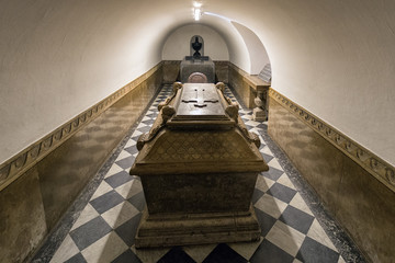 Crypt of Adam Mickiewicz in Wawel - Krakow, Poland