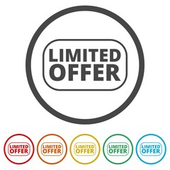 Limited Offer icon, 6 Colors Included