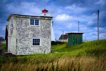 Canadian seaside village slowly sinks into the marshy waters surrounding the Gulf of St Lawrence