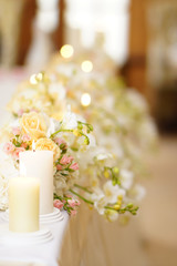 Wedding decor, interior. Festive .