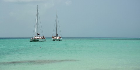 Catamaran ride through the Mexican Caribbean