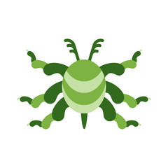 Simplest microorganisms. Science of studying bacteria and viruses. Flat vector cartoon illustration. Objects isolated on white background.