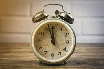 Clock, alarm, old.