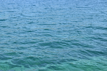 Close-up of a blue sea suitable as a background