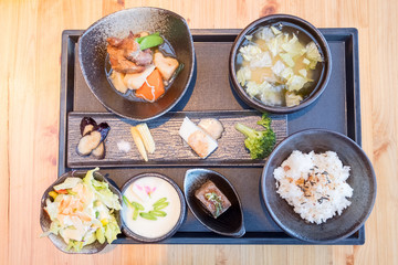 clsoe of japanese food