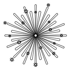 fireworks stars starburst effect image