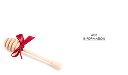 Spoon for honey pattern