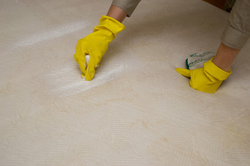 dry cleaning of a mattress