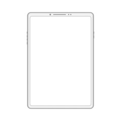 White digital tablet