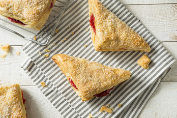 Homemade Cherry Turnover Pastries