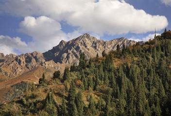 Medeo valley. Kazakhstan