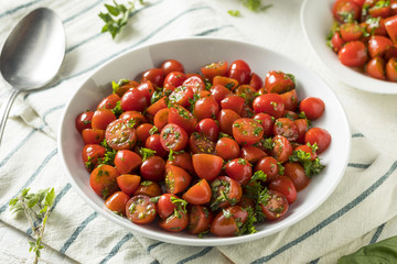 Healthy Homemade Cherry Tomato Salad