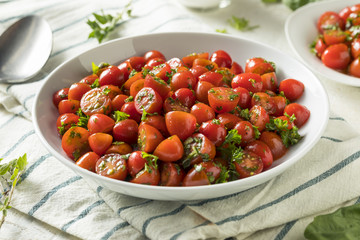 Healthy Homemade Cherry Tomato Salad